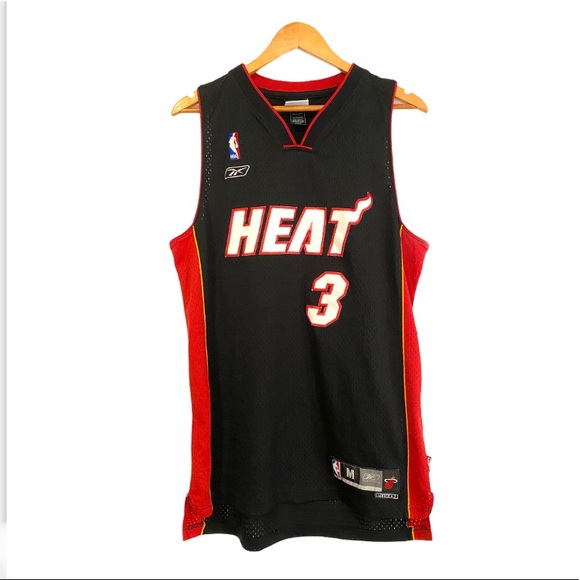 Reebok Other - Reebok #3 Dwayne Wade Miami Heat Jersey size M